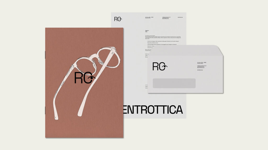 busta da lettere centrottica